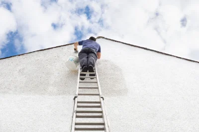 Peinture extérieure à la Rochénard — façades et ravalement